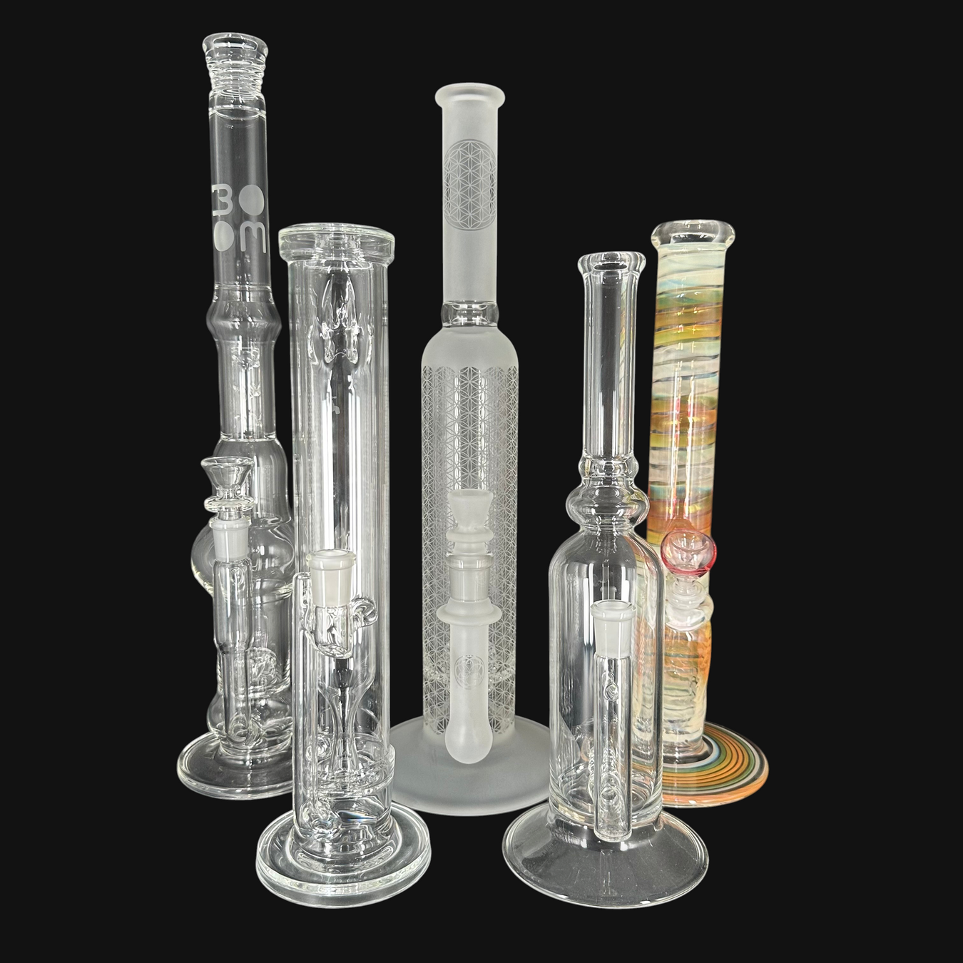 Bong & Waterpipes made of glass