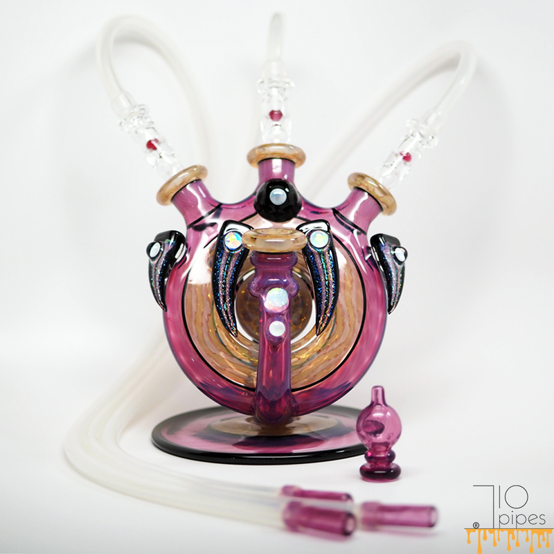 coojoglass x peetwiceglass x pakuaglass Hookah Rig
