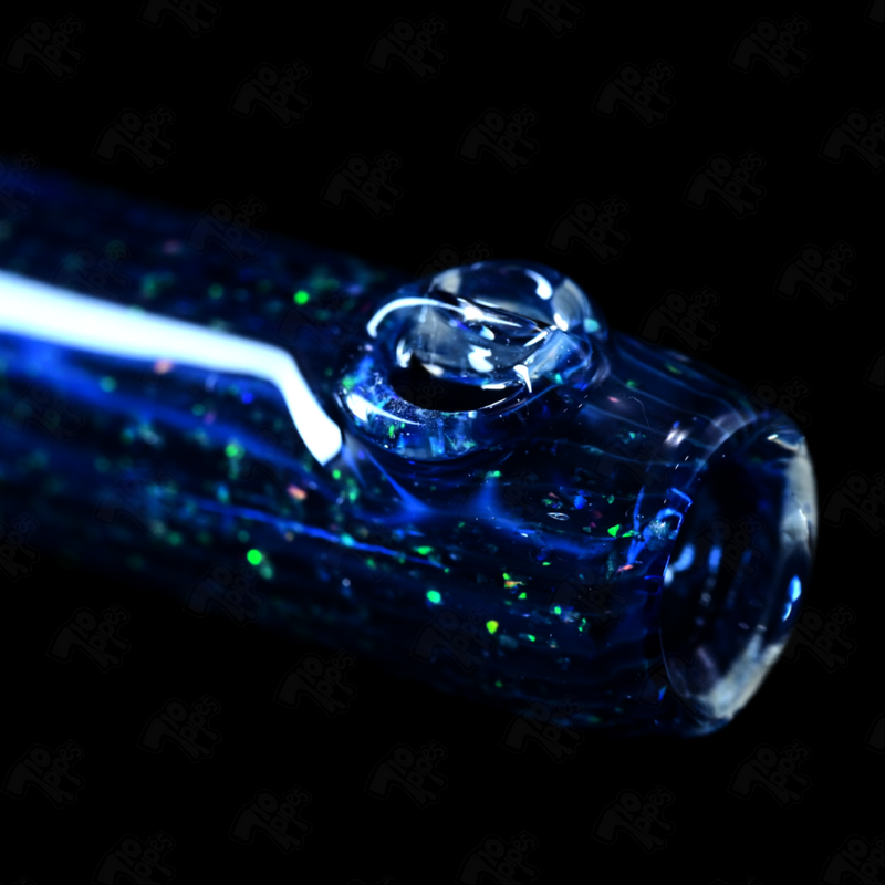 Spaceman Glass Blue Cropal Downstem