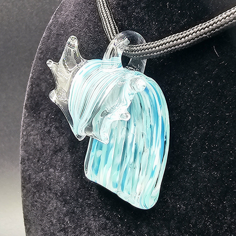Black Sand Wave Pendant #1