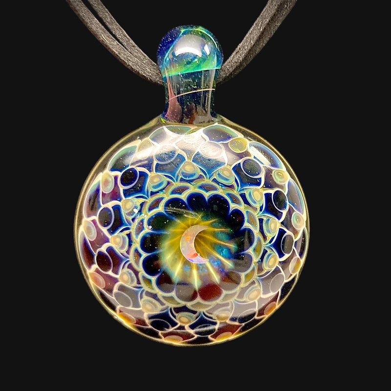 Juju Glass Moon Opal Pendant