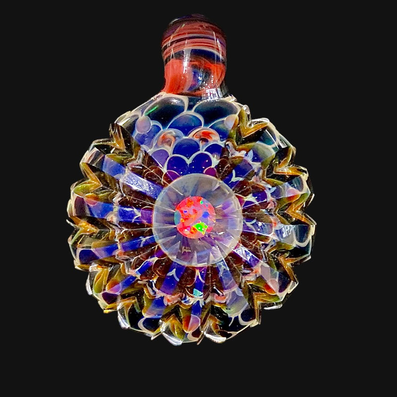 Juju Glass Triangle Opal Pendant