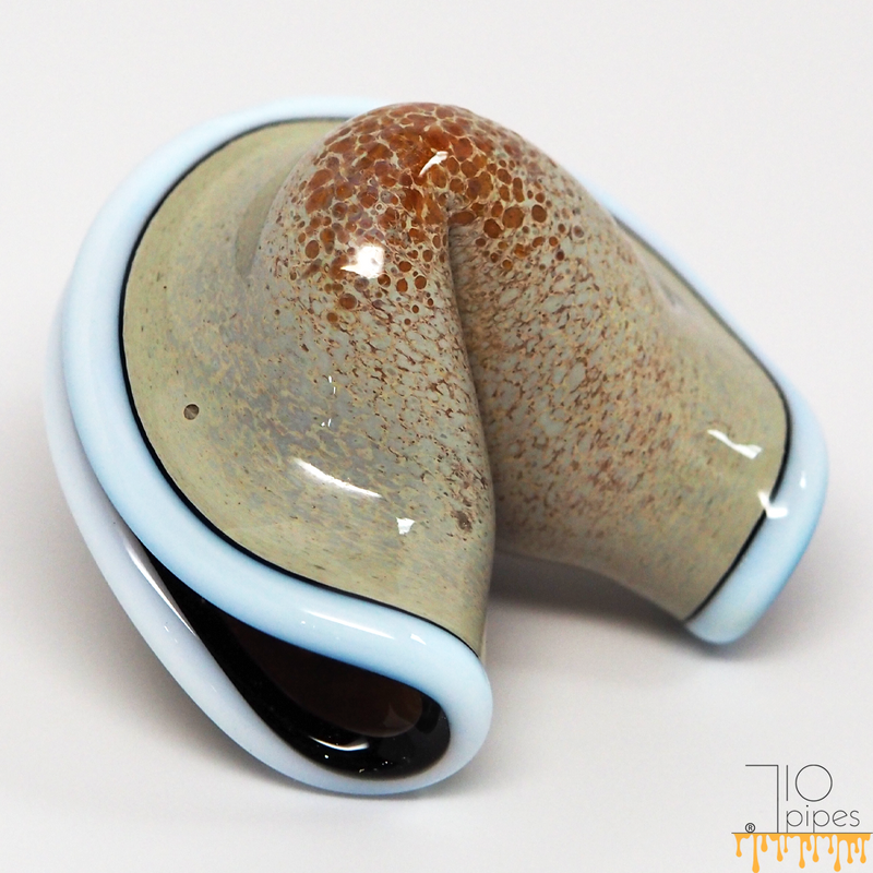Dux Glass Fortune Cookie Pendant
