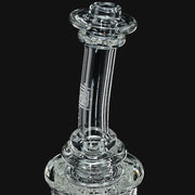 Avant-Garde Clear Classic Columnar glass water pipe with integrated percolation from 710 Pipes Smoke Shop.