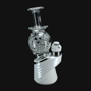 Avant-Garde Deco Orb Fila Peak Top #2 clear borosilicate glass attachment for Puffco Peak at 710 Pipes Smoke Shop