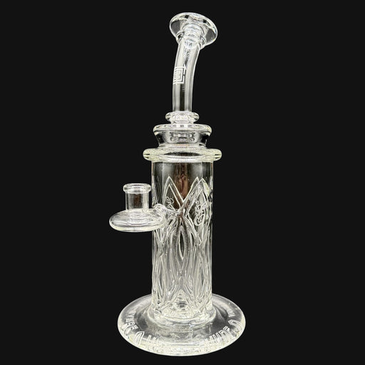 710 Pipes Smoke Shop Avant-Garde Elementum clear borosilicate glass rig with Membrane Tech and 8-hole percolator.