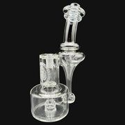 710 Pipes Smoke Shop Bear Mountain Studios clear glass 14mm DD RBR dab rig with matching carb cap.