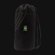 710 Pipes Smoke Shop black Dime Bags 18-inch drawstring tube made of durable Hempster with green stitching detail