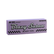 710 Pipes Smoke Shop Blazy Susan perforated rolling tips booklet in light purple with 50 tips per pack