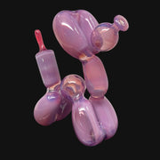710 Pipes Smoke Shop Telemagenta glass balloon giraffe dab rig with 14mm joint and MoodMat.