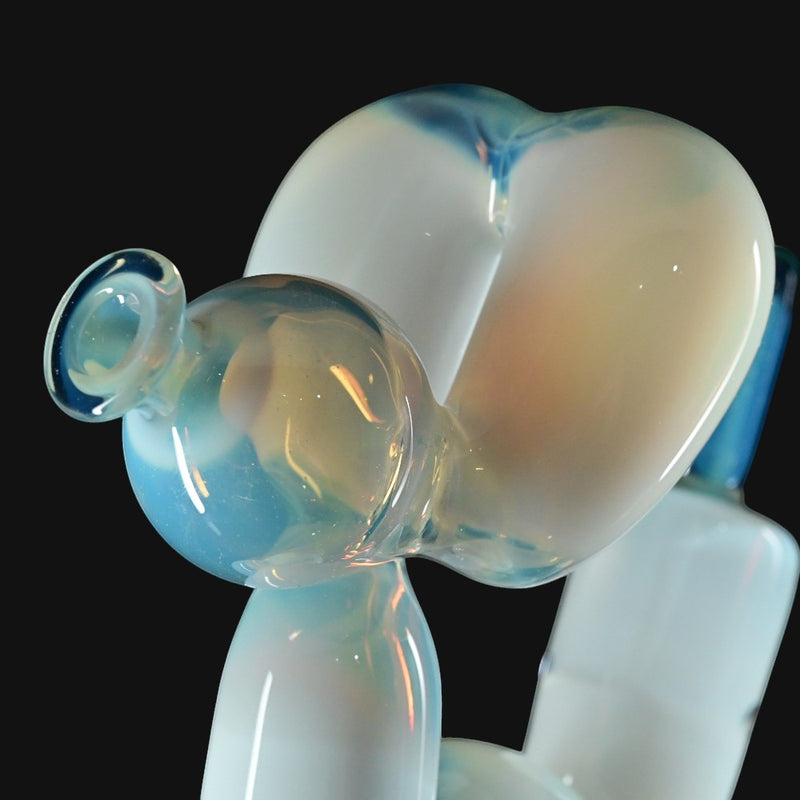 710 Pipes Smoke Shop Blitzkriega Balloon Giraffe Mirage glass pipe with a 14mm joint.