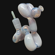 710 Pipes Smoke Shop Blitzkriega Balloon Giraffe glass pipe in Telemagenta, 6 inches tall with 14mm joint.