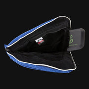 710 Pipes Smoke Shop blue Dime Bags 10-inch padded hempster pouch with black interior and internal storage pocket