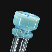 710 Pipes Smoke Shop blue shroom glass bowl with 10mm joint and mosaic percolator