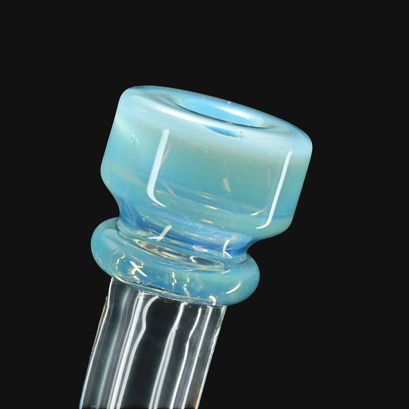 710 Pipes Smoke Shop blue shroom glass bowl with 10mm joint and mosaic percolator