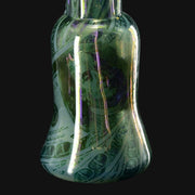 710 Pipes Smoke Shop Bob Badtram triple sleeved glass money jammer rig with 100 dollar bill print and iridescent finish
