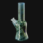 710 Pipes Smoke Shop Bob Badtram triple sleeved glass money jammer rig with 2-hole perc down-stem, 6.75 inches tall.