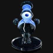 710 Pipes Smoke Shop Cajun Glass X Marni420 Heliosphere bong with blue satin opal and 10mm joint.