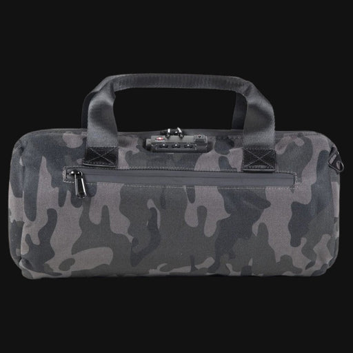 710 Pipes Smoke Shop Dime Bags Omerta 15 inch Brigata smell-proof camo duffle bag with lockable zipper