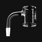 710 Pipes Smoke Shop Campfire Quartz 30mm flat top banger with clear glass and frosted joint