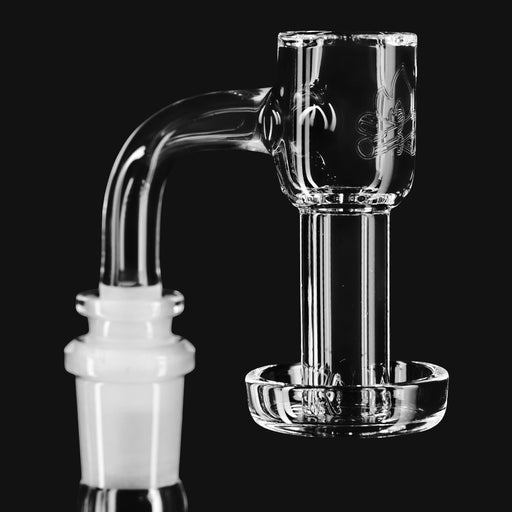 Campfire Quartz XL Barrel Slurper dab nail with clear glass design, available from 710 Pipes Smoke Shop.
