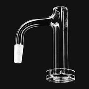 710 Pipes Smoke Shop Campfire Quartz XXL straight slurper banger with frosted joint, clear glass design.