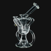 710 Pipes Smoke Shop AF Clear Floater Recycler #2, 7-inch tall glass water pipe with 10mm joint.