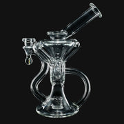710 Pipes Smoke Shop AF Clear Floater Recycler #2, 7-inch tall glass recycler with 10mm joint.