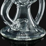 710 Pipes Smoke Shop AF Clear Floater Recycler #2, 7-inch tall glass recycler with 10mm joint.