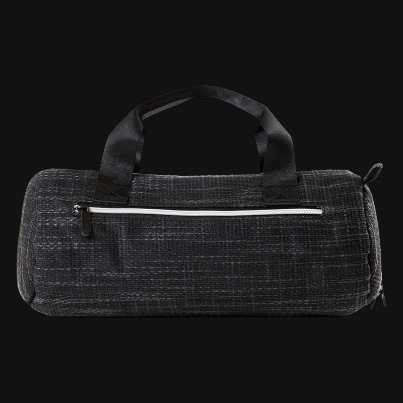 710 Pipes Smoke Shop Dime Bags 15-inch padded duffle tube in black with durable exterior and heavy-duty zipper.