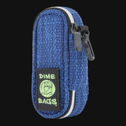 710 Pipes Smoke Shop Dime Bags 5-inch blue hempster padded travel case with a secure clip and velour interior.