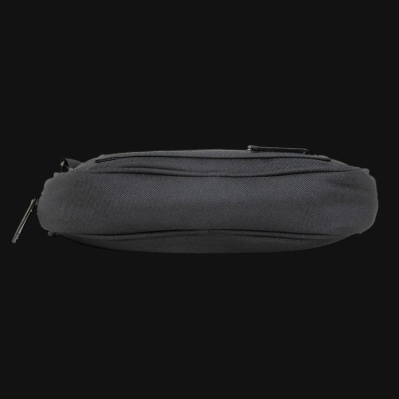710 Pipes Smoke Shop Dime Bags Omerta The Boss smell-proof black pouch with water-resistant exterior and zipper closure.
