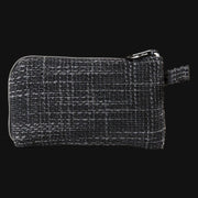 710 Pipes Smoke Shop Dime Bags 7-inch padded pouch in charcoal grey textured Hempster fabric with zipper closure