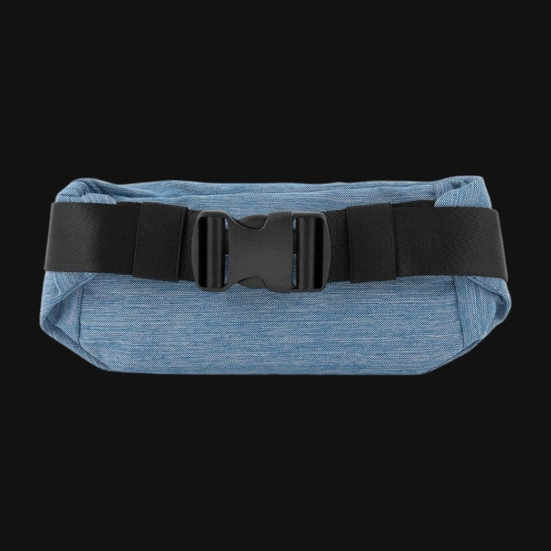 710 Pipes Smoke Shop Dime Bags Puff Pack in blue with a black adjustable strap and heavy-duty buckle.