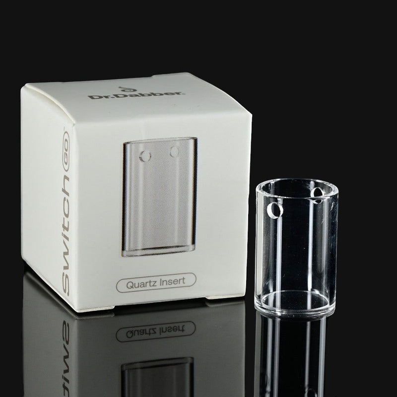 710 Pipes Smoke Shop Dr. Dabber Switch GO Quartz Insert for concentrate vaporization, clear glass