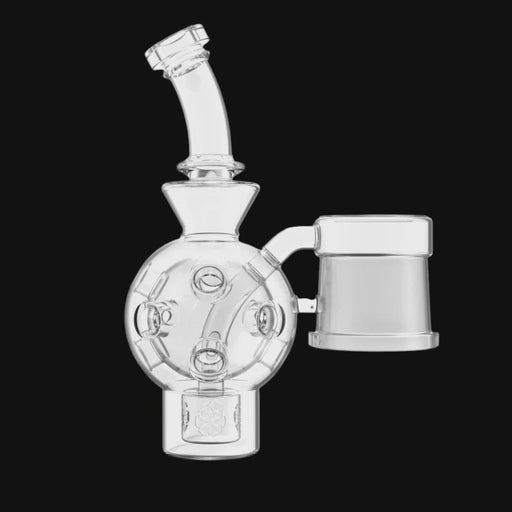 710 Pipes Smoke Shop Dr. Dabber Switch Hive Ball glass accessory with Swiss perc and snowflake percolator.