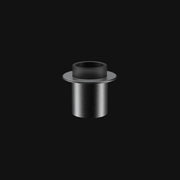 Dr. Dabber Switch Sapphire Induction Cup Insert from 710 Pipes Smoke Shop, featuring a titanium base and sapphire bowl.