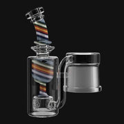 710 Pipes Smoke Shop Dr. Dabber Switch Snowflake Recycler in Swirl colorway with handblown glass