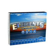 710 Pipes Smoke Shop Elements pre-rolled tips in a 21-count box featuring a sunset ocean graphic design.
