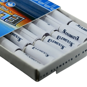 710 Pipes Smoke Shop Elements pre-rolled paper tips in a 21-count pack, featuring white cylindrical filter tips.