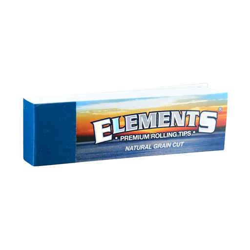 Elements premium rolling tips booklet with natural grain cut design, sold by 710 Pipes Smoke Shop