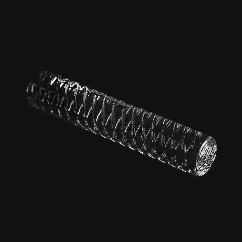 710 Pipes Smoke Shop Campfire Quartz Etched Pillar for terp slurpers with a textured spiral design for dabbing