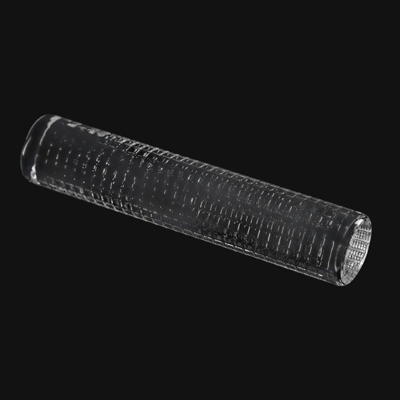 710 Pipes Smoke Shop Campfire Quartz Etched Pillar for terp slurper bangers with a textured surface for even vaporization