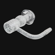 710 Pipes Smoke Shop Eternal Quartz XL Terp Guard slurper with etched glass texture on a black background