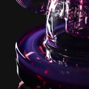 710 Pipes Smoke Shop Fat Boy Torus dab rig in royal jelly purple glass with a 14mm joint.