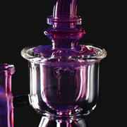 710 Pipes Smoke Shop Fat Boy Torus dab rig with purple glass and 14mm joint