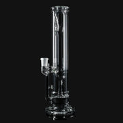 710 Pipes Smoke Shop Hamm Outside/In Tube #1, a clear glass bong with a 14mm 90° joint and 12" height.