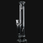710 Pipes Smoke Shop Hamm Outside/In Tube #3, clear glass bong with 14mm 90° joint and thin wall construction.