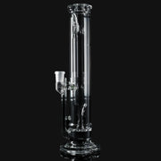 710 Pipes Smoke Shop Hamm Outside/In Tube #2, clear glass bong with 14mm 90° joint and thin wall construction.