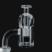 710 Pipes Smoke Shop Gordo Scientific GTR clear borosilicate glass bubble carb cap with dual-channel airflow design.
